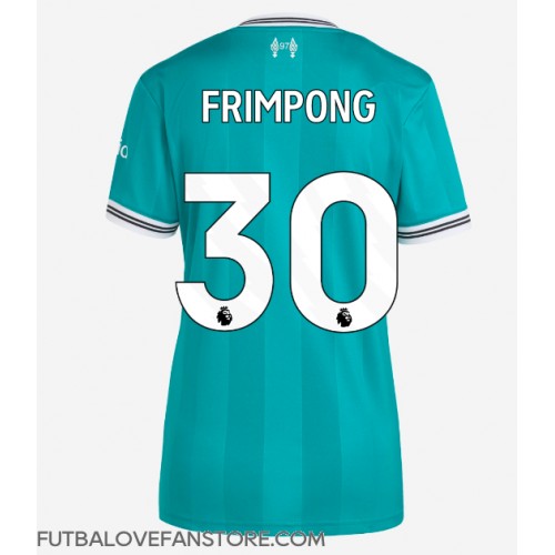 Liverpool Jeremie Frimpong #30 Tretí Ženy futbalový dres 2025-26 Krátky Rukáv Liverpool Jeremie Frimpong #30 Tretí Ženy futbalový dres 2025-26 Krátky Rukáv